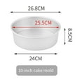 thumbnail image 2 of Round Aluminum Alloy Removable Bottom Baking Pan For Cake Making Multiple Sizes, 2 of 9