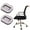 Square Tan, variant on Vivcore Chair Leg Floor Protectors Square Tan Furniture Caster Cups Bed Stoppers to Prevent Sliding on Hardwood Floors 5 Pack