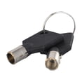 thumbnail image 3 of BUYISI Hitch Pin Lock Trailer Hitch Lock 5/8 in 2 Keys For Truck Trailer Receiver Silver, 3 of 5