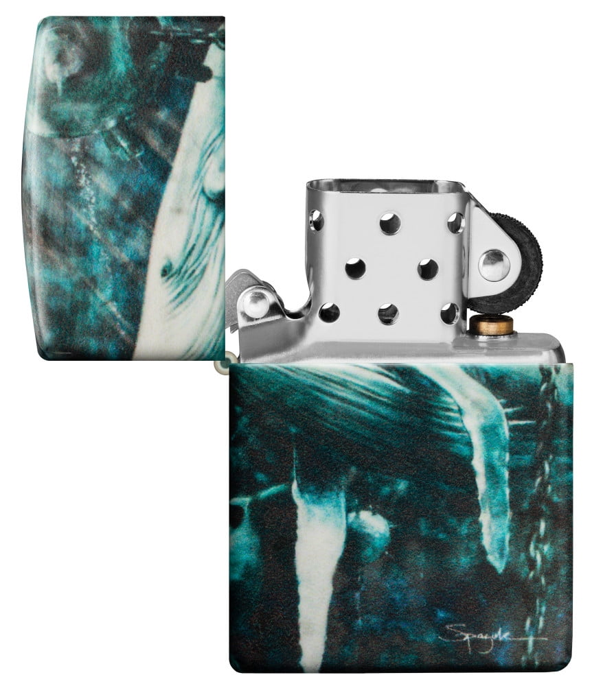 Zippo 48627 Spazuk Whales With Underwater Mines Design Lighter