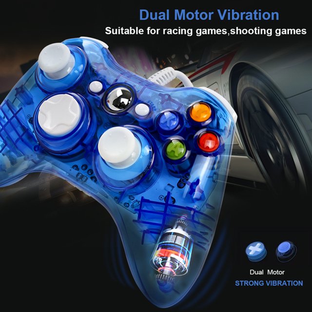 USB con cable Joypad Gamepad Game Joystick Gamepad para Xbox 360/Xbox One/PC/Laptop