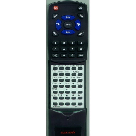 Replacement Remote for AIWA 8AAR2701010, RT8AAR2701010, RCAAR02, AVD67U, HTD580, AVD57, AVD58, HTD570, AVD57U, AVD78, AVD58U, AVD67