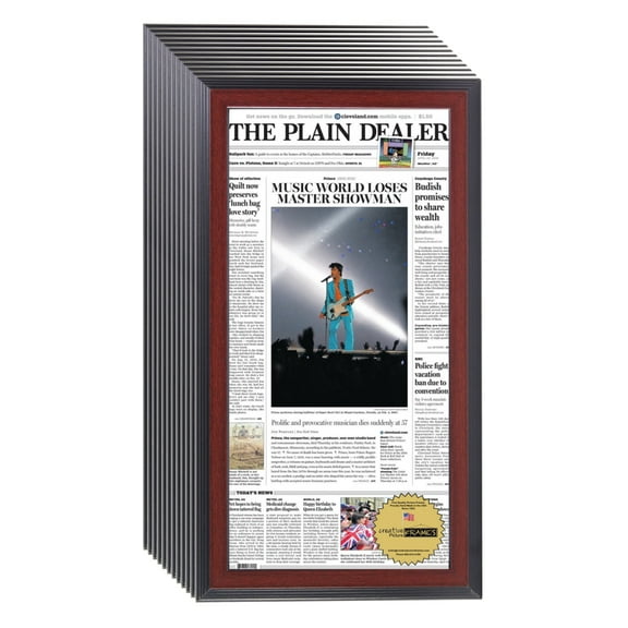 CreativePF 11x22-inch Mahogany Finish Picture Frame (12, Mahogany Frame)