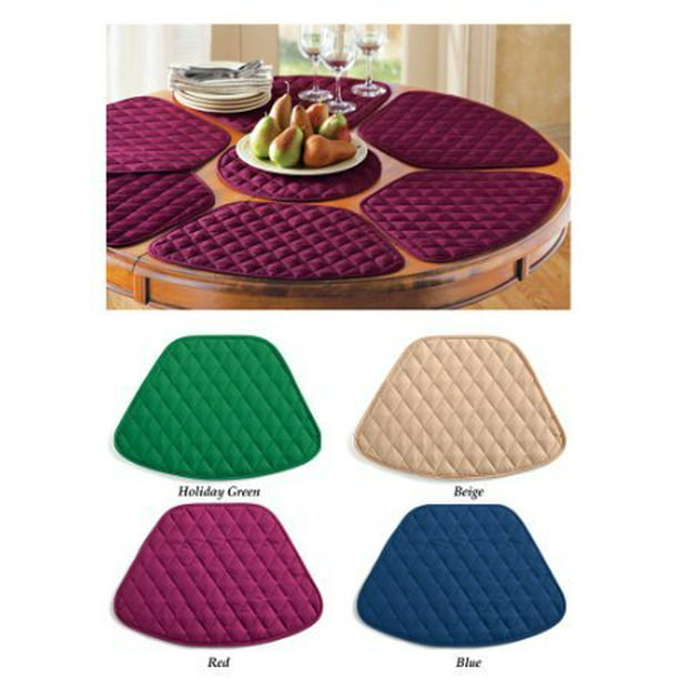 Padded Round Table Placemats And, Round Table Placemats Set