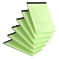 thumbnail image 1 of Legal Pads, Colored Note Pads, Micro Perforated Writing Pads – 6 Pc, 5x8 inch, Total 50 Sheets, Lined Paper College Ruled Pad of Paper Notebook To-Do List for Home and Office Supplies(Green), 1 of 9