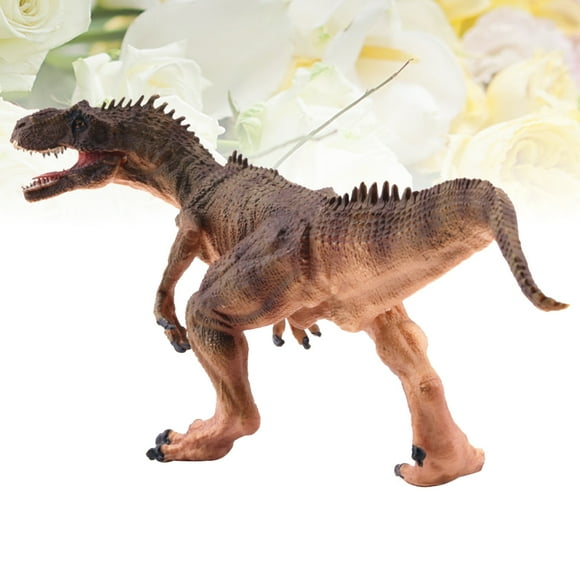 1PC Allosaurus Model Lifelike Simulation Jurassic Period Plastic Dinosaur Model Ancient Animal Craft for Desktop TV Cabinet