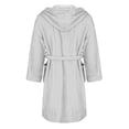 thumbnail image 5 of Women Robes Women's Fleece Plush Robe Long Warm Plush Bathrobe Loungewear Jacket Printed Comfort Robe Woman Flannel Pajamas, 5 of 5