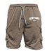 thumbnail image 5 of Playeras Cuello V Para Hombre, Conjunto De Dos Piezas De Camiseta Y Pantalones Cortos De Manga Corta Con Estampado Masculino, Camisa Estampada Y Pantalón Corto., 5 of 8