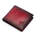 thumbnail image 1 of Bullcaptain rfid Que Bloquea la Cartera de Cuero para Hombre Cartera Delgada Plegable Tarjetero con Múltiples Tarjetas Cartera de Identificación qb 05, 1 of 6
