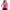hot pink, variant on Attraco Women Sports Tops Workout Crop Top with Built in Bra U Neck Ribbed Seamless Yoga Tank Tight Fit
