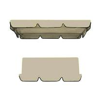 RKSTN Swing Canopy Replacement Swing Waterproof Oxford Cloth Canopy, Garden Swing Seat Replacement Canopy, Double Swing Replacement Canopy, Outdoor Patio Ham-mock Swing Seat Cover