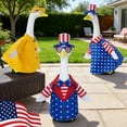 thumbnail image 5 of Porch Goose Outfit, 250 Anniversary 4th of July Goose Outfit Clothes for Patio Yard Garden Decor, Porch Goose Decorations, 5 of 5