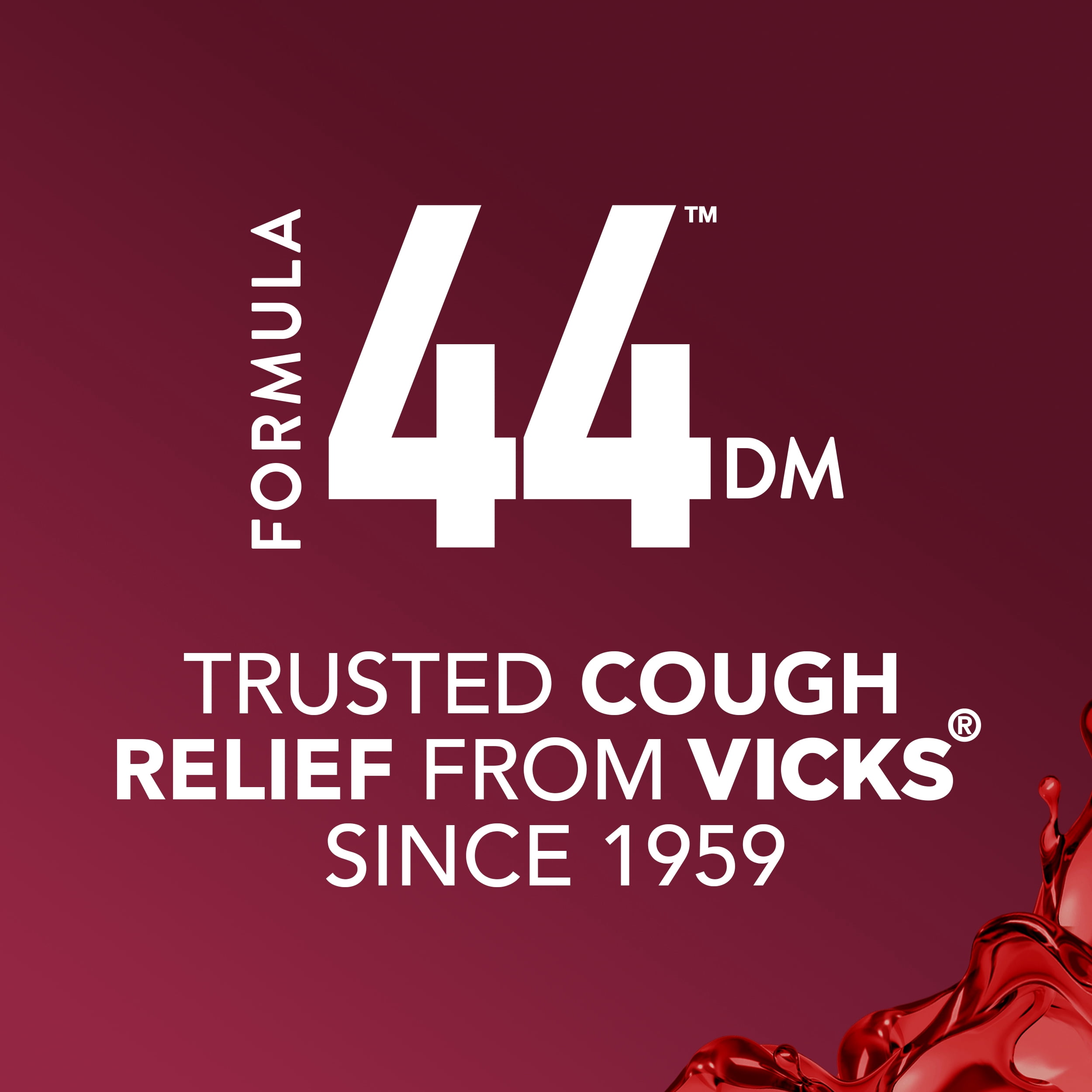 Vicks Formula 44 Cough & Chest Congestion Liquid, Berry Flavor, 12 fl oz