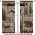 thumbnail image 3 of Spicy Curtains for Kitchen,Vegetable Fruit Country Style Curtains for Bedroom Farmhouse Decor,Cooking Theme Farm Drape 2 Panel Sets,55x63 Inch, 3 of 5
