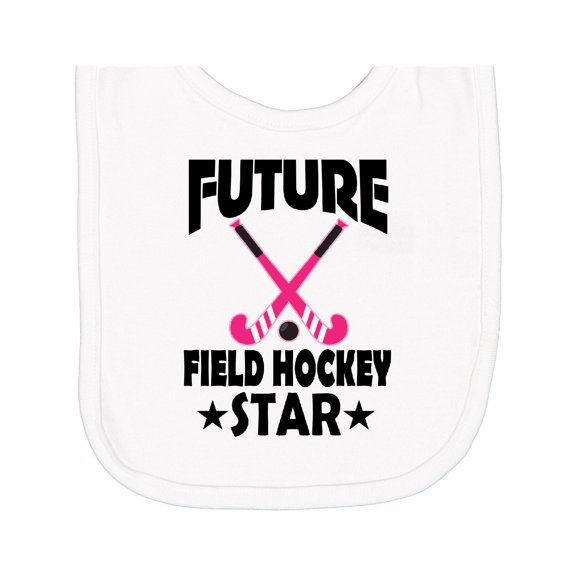 Inktastic Future Field Hockey Star Newborn Bib