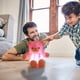 thumbnail image 4 of Figura de oso luminoso que cambia de color | Peluche con luz LED y lazo | Luz nocturna multicolor para niños | Regalo de cumpleaños para niños y niñas, 4 of 5
