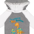 thumbnail image 4 of Inktastic I'm Gonna Be a Big Brother Dino Boys Long Sleeve Baby Bodysuit, 4 of 5