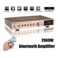 thumbnail image 2 of Amplificador Audio Bluetooth 5 Canales 2000w Para Uso Domésto Dorado, 2 of 5