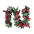 thumbnail image 2 of Qocolhg 5.9 Ft Artificial Norfolk Pine Garlands, Front Door Winter Christmas Garland, Green Artificial Greenery Garland for Table, Mantle, Wall, Indoor, Outdoor Christmas Decorations Clearance, 2 of 6