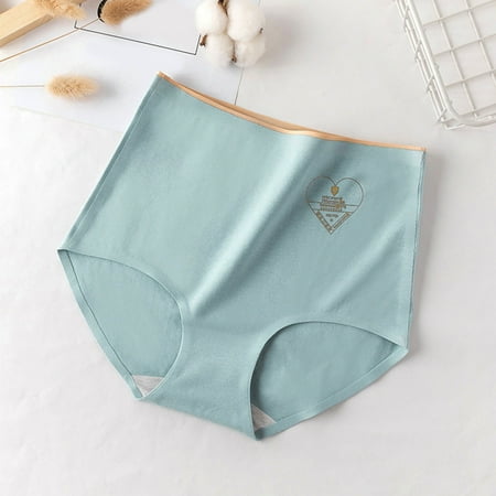 

Gubotare Womens Boxers Briefs Ice Crotch Silk Seamless Underwear G-Strings Women Women s Panties Blue M