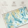 thumbnail image 6 of Elephant Stock Teal And Gold Abstract Wall Art - Horizontal Canvas Wall Art - Living Room Wall Decor - Abstract Canvas - Blue And Gold Decor - 48" x 32", 6 of 8