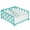Turquoise, variant on Blue Donuts Lattice Flat Napkin Holder