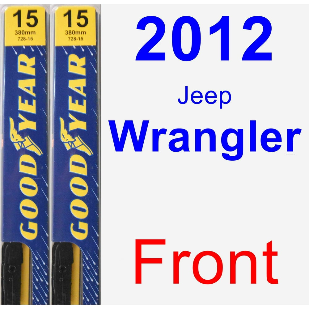 2012 Jeep Wrangler Wiper Blade Set/Kit (Front) (2 Blades) Premium