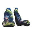 thumbnail image 3 of Pofeuu Fantasy Treehouse Planet Scene Print Automotive Car Seat Covers Flat Cloth Full Set Seat Covers,Car Seat Covers front seats for Cars Trucks and SUVs-1, 3 of 9