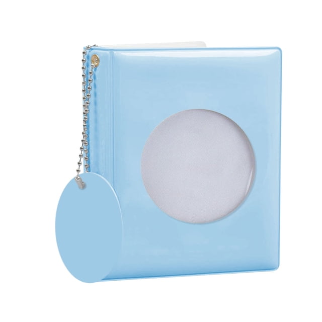 3 Inch Pocket Photo Album with Heart Hollow Design, Pvc Photocard Holder Book for Bank Cards Tickets, Multipurpose Card Organizer Gift, Photo Album X1