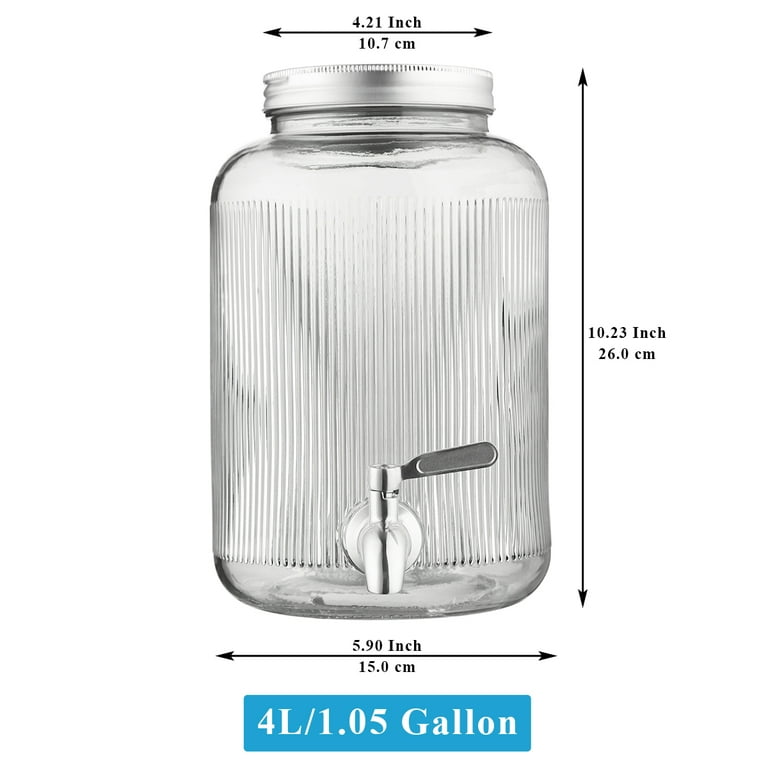 Circle Glass Jiselle 1-Gallon Beverage Dispenser