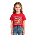 thumbnail image 3 of JAJAHO Welcome Back To School Shirt For Girls 2-13Y Short Sleeve Crew Neck Cute Graphic Tees Tops, 3 of 3