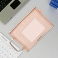 thumbnail image 4 of Mesh Zipper Pouches Mesh Bags,Clear Cosmetic Bags,Transparent Thickened Stationery Homework Toy Storage File Bag,Zipper Pouch with Handle for School Office Puzzles Board Games Organization, 4 of 5