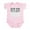 Petal Pink, variant on CafePress - Maa Ka Doodh. Infant Bodysuit - Baby Light Bodysuit, Size Newborn - 24 Months