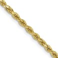 thumbnail image 1 of Quality Gold 10K018-26 10K Yellow Gold 2.25 mm Diamond-Cut 26 in. Rope Chain, 1 of 1