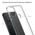 thumbnail image 3 of Xpm Case for Motorola Moto G Power 2022 Hybrid Transparent Clear Acrylic Back Hard PC TPU Bumper Shock-Absorb Cover for Moto G Power 2022 (6.5 inch) - Clear, 3 of 7