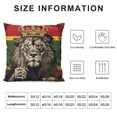 thumbnail image 5 of Lion Judah Smoke Decorative Throw Pillow Covers Square Pillow Cover for Sofa Living Room Couch Bed, 5 of 5