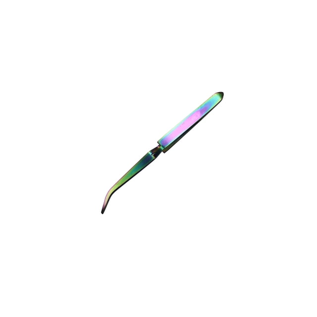 Herramienta de pinza para uñas de acero inoxidable de grado salón-pinzas de pinza compatible con uñas acrílicas y de gel-herramienta de esculpido de arte de uñas curva C-uñas acrílicas Afortunado Sencillez