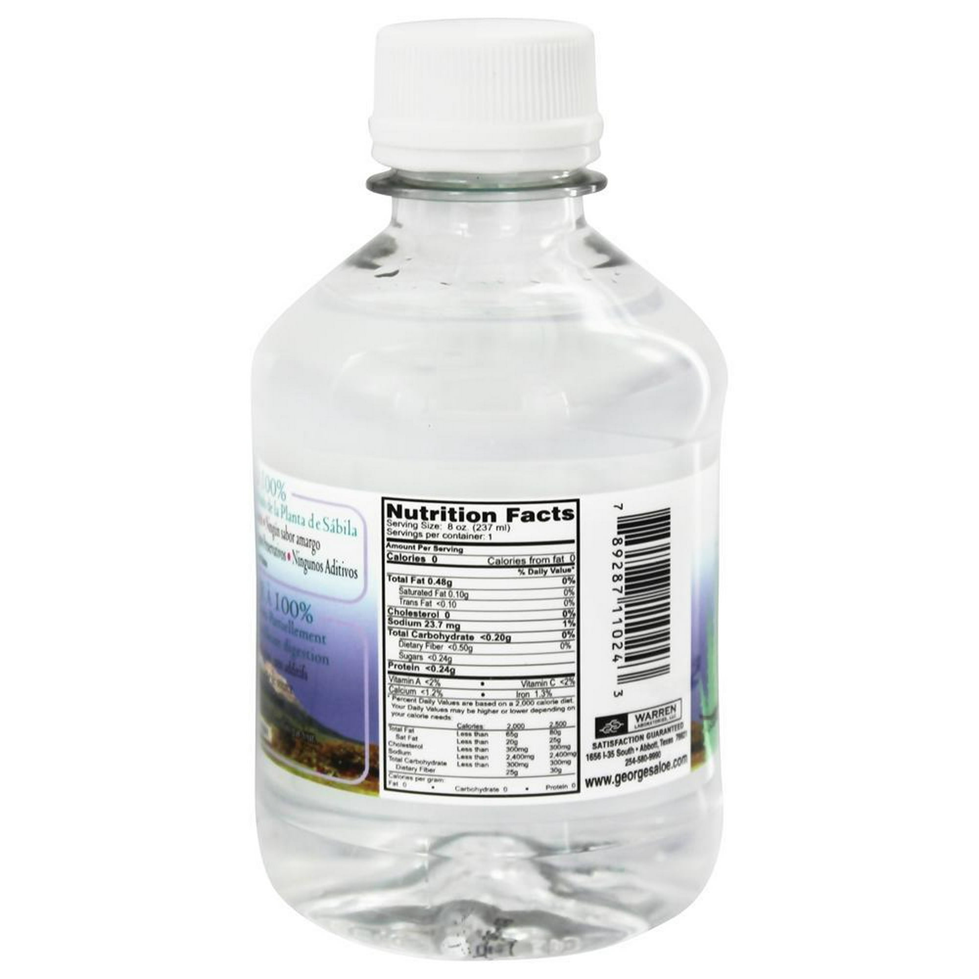 George s Aloe 100 Aloe Vera Liquid 8 fl. oz. Walmart