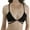 Black, variant on ToBeInStyle Women's Floral Lace Bralette with Understrap