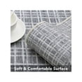 thumbnail image 3 of Modern Plaid Area Rug, 2*3ft/2*6ft/3*5ft/4*6ft/5*7ft/6*9ft/8*10ft/9*12ft/10*13ft Washable Rug Indoor Contemporary Non Slip Rug Soft Comfy Non-Shedding Floor Carpet Low Pile Foldable Thin Rug, 3 of 6