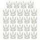 thumbnail image 1 of Uxcell 24Pcs Mini Toppers de Pastel en Forma de Corona, Corona Plateada de Reina Princesa Pequeña con Corazón, Mini Diamantes, 1 of 6