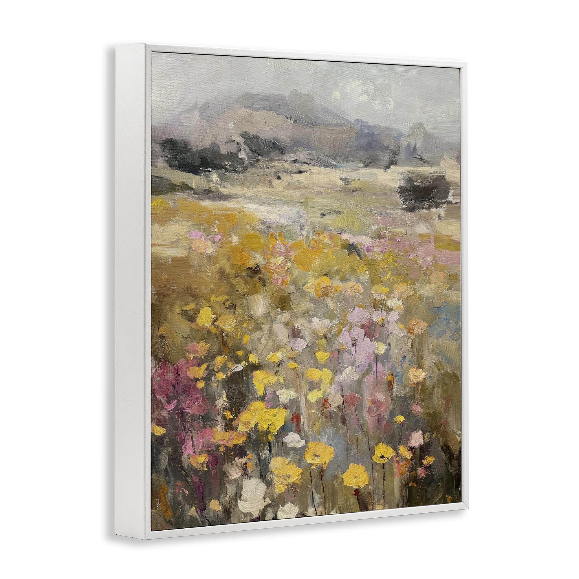 Stupell Industries Meadow's Heartbeat Abstraction White Framed Giclee Art, design by Svetlana Aleynikova