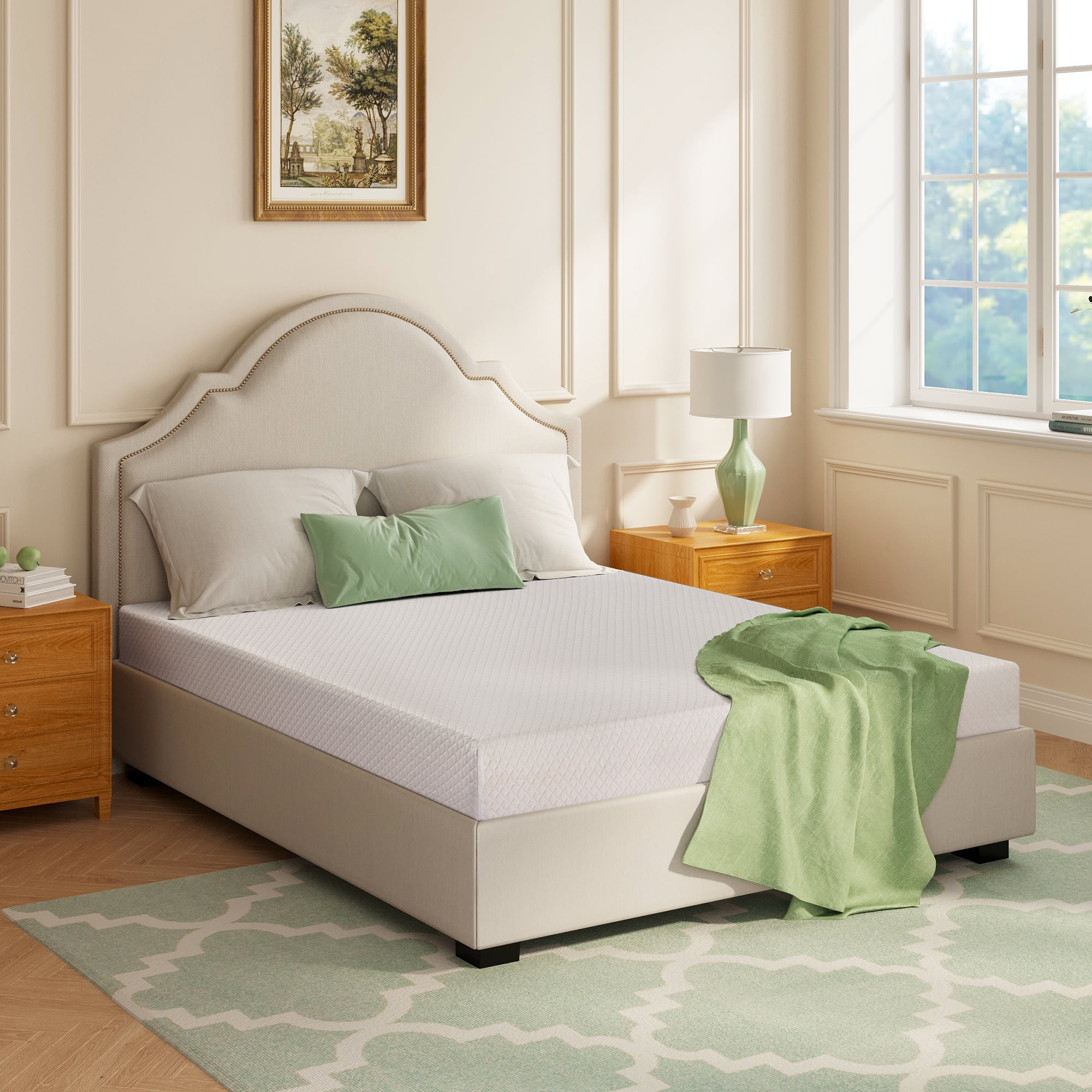 EGOHOME Ego Snoova 8 inch Full Size Mattress, Cooling Gel Memory Foam Mattress in a Box, Medium