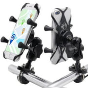 Motorcycle mobile phone bracket modification electric bike bicycle accessories aluminum alloy base b--