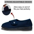 thumbnail image 3 of EUROPEAN SOFTEST Men's 80D Memory Foam House Shoes with Adjustable Closure, 3 of 5