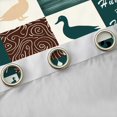 thumbnail image 5 of Homewish Jungle Wildlife Duck Black Out Curtains, Western Rustic Hunting Curtains Pack of 2 (42x63 Each), Vintage Tribal Patchwork Bedroom Curtains, Living Room Curtains Decor, 5 of 7