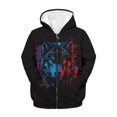 thumbnail image 5 of DISNIMO Wolf Hoodies Boys American Flag Zip Up Hoodie Boys Hooded Sweatshirts Zipper Hoodie Sweatshirt Girls Teens Hoodies Boys 11-13 Hoodie Jacket Youth Streetwear Hoodie Fourth of July Clothes, 5 of 7