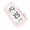 Pink, variant on Rechargeable Alarm Clock With 3 Separate Alarms For Elderly Medication Reminders And Date Display Screen Simple To Read