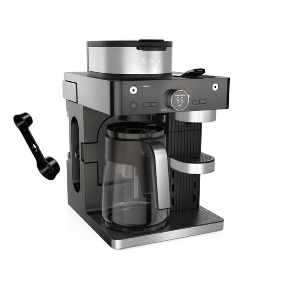 Sistema Espresso y Café Barista Ninja 12 Tazas Cápsulas Compatible Color Acero Inoxidable