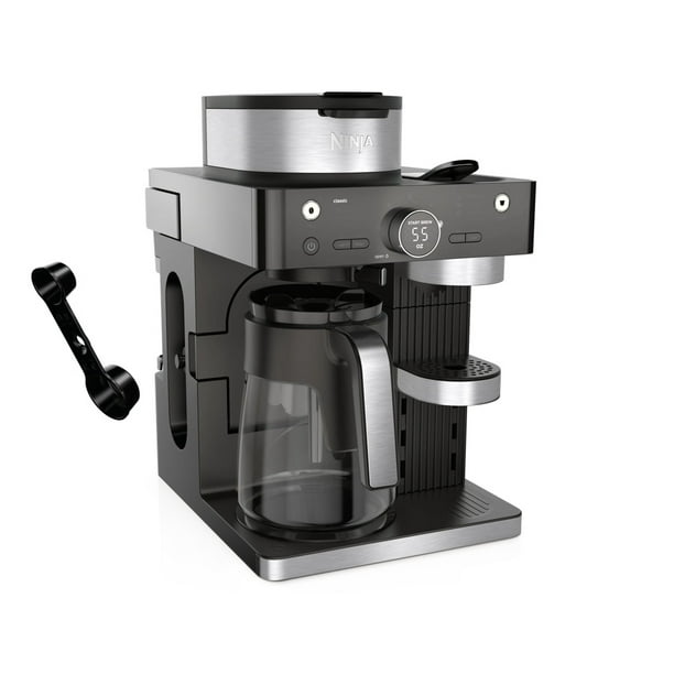 Sistema Espresso y Café Barista Ninja 12 Tazas Cápsulas Compatible Color Acero Inoxidable